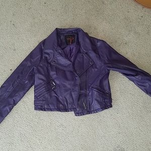 Purple motorcycle jacket